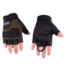 Load image into Gallery viewer, NEW Men&#39;s Tactical Gloves Military Army Shooting Half Fingerless Gloves Outdoor Sports Anti-Slip Gloves Airsoft Bicycle