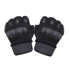 Load image into Gallery viewer, Men&#39;s Tactical Gloves Military Army Fingerless Gloves Outdoor Sports Anti-Slip Shooting Paintball Airsoft Bicycle Gloves